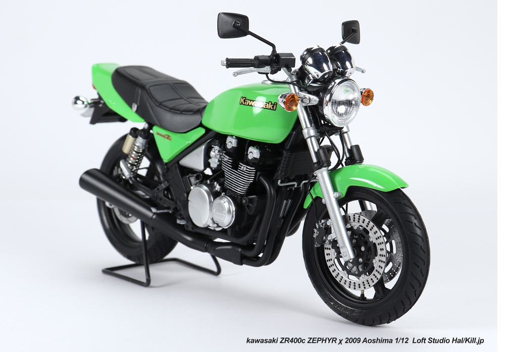 1/12 kawasaki ZR400c ZEPHYR kai 2009